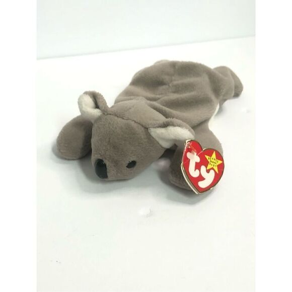ty beanie baby mel the koala bear 1996 style number 4162 grey collectible flawed - Picture 1 of 9